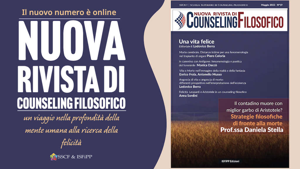 Rivista Italiana di Counseling Filosofico, disponibile online